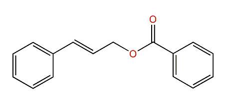 3-Phenyl-2-propenyl benzoate